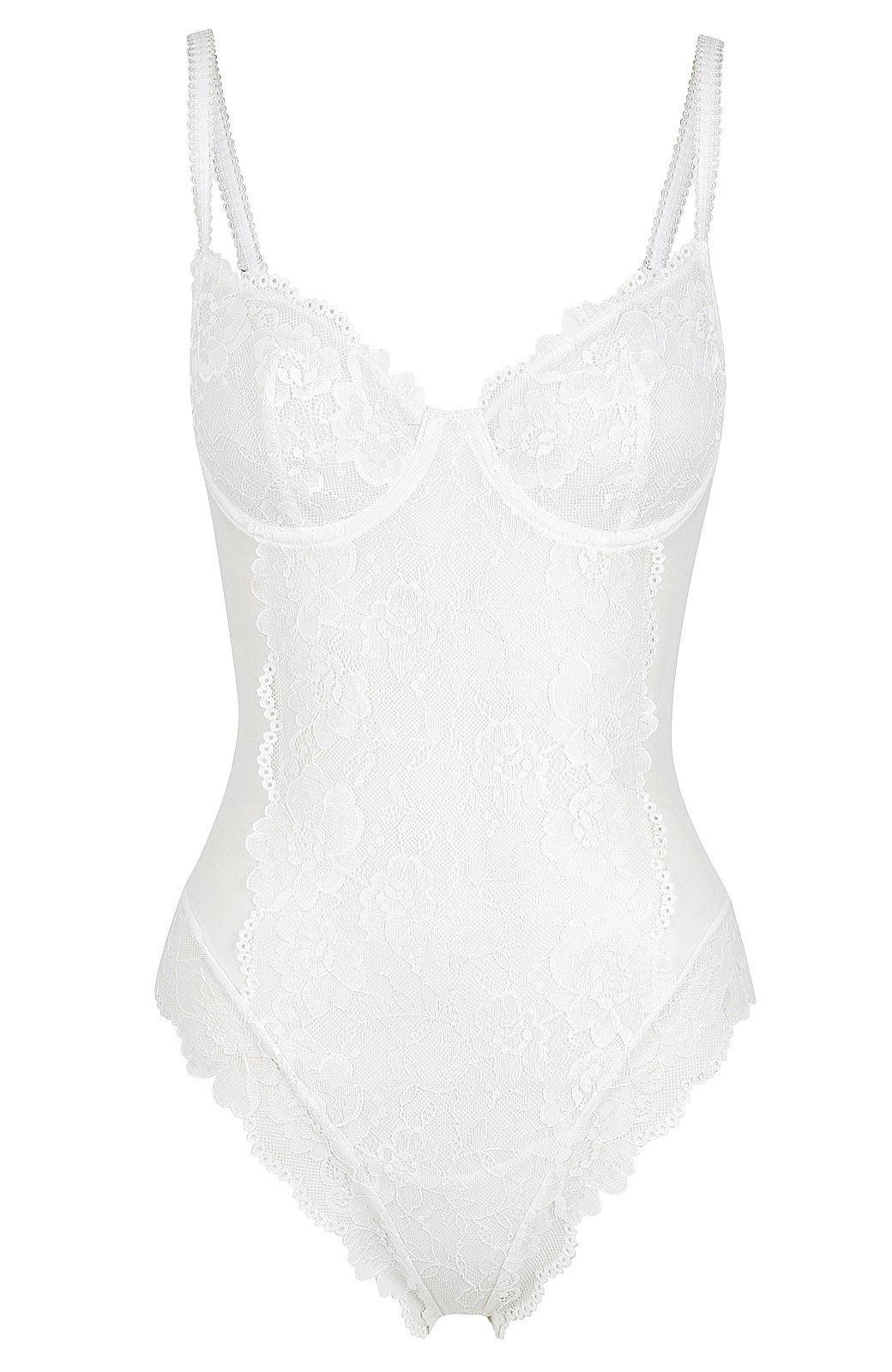 White Lace Bodysuit - Strapless Bodysuit - Bridal Bodysuit - Lulus