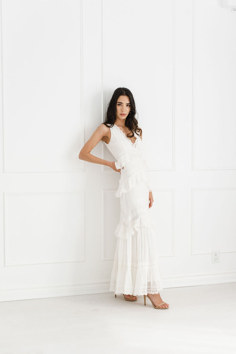 ROCOCO SAND Mia Long Dress | THE AFTERWHITE